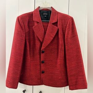 Kasper suit (18) w/ jacket & skirt. Great color & good condition